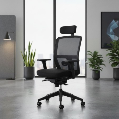 Silla Ergonómica JM Respaldo Malla de Kunna - Montiel