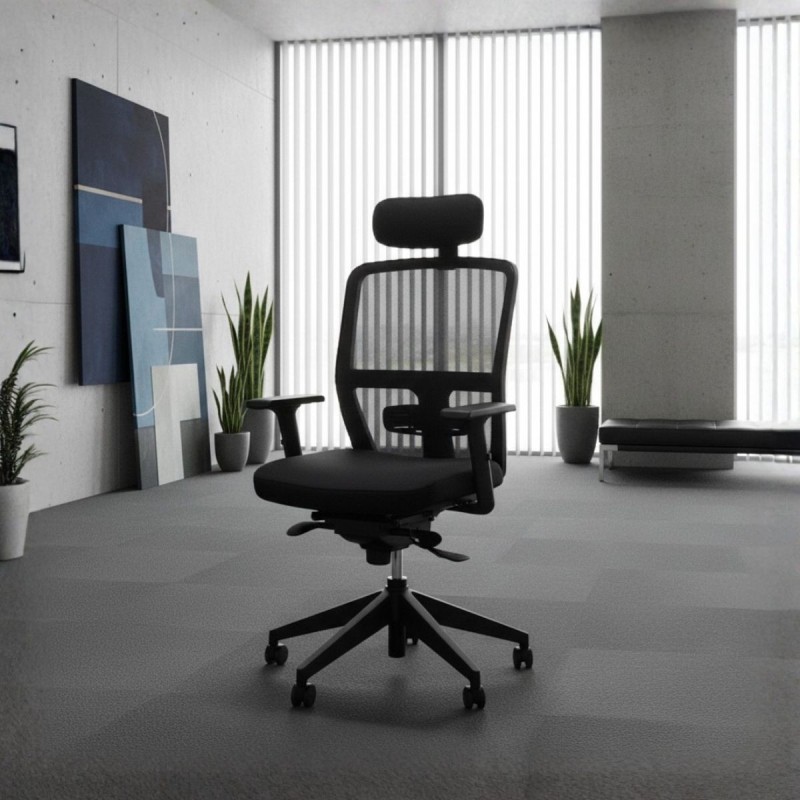 Silla Ergonómica JM Respaldo Malla de Kunna - Montiel