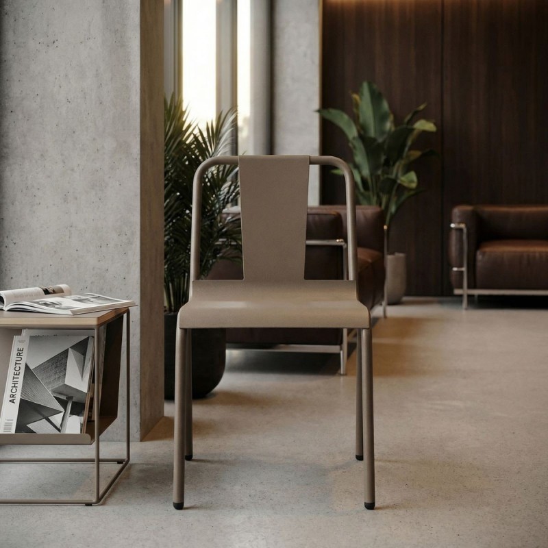 Silla Confidente Marrón Mate MM1771 - Montiel