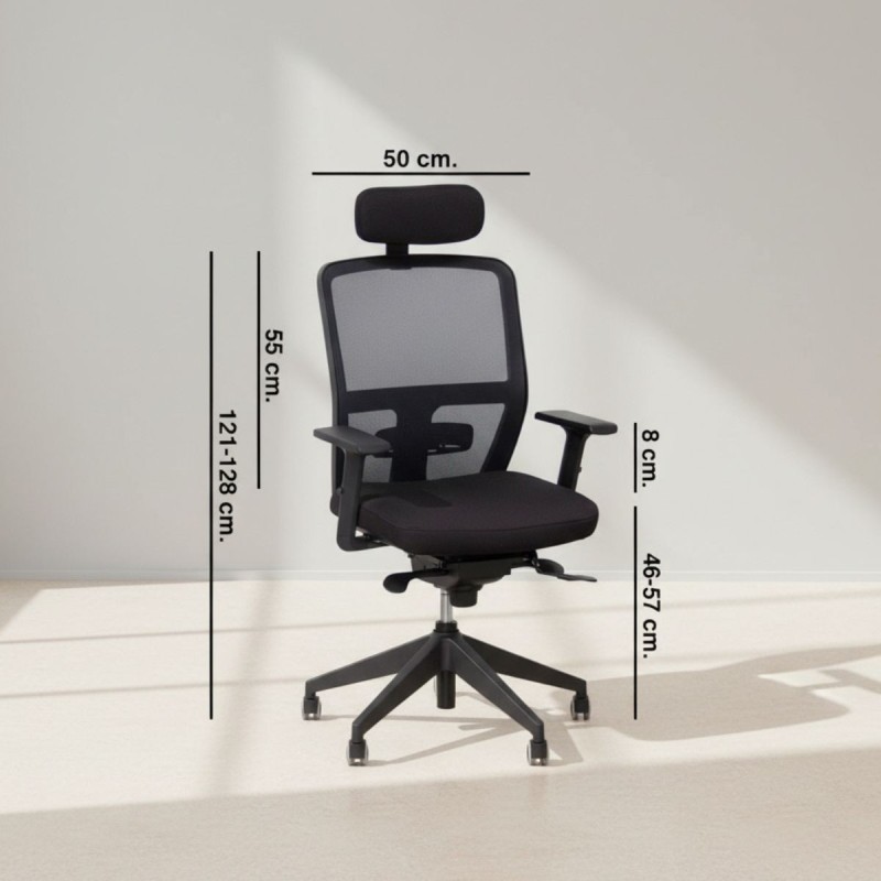 Silla Ergonómica JM Respaldo Malla de Kunna - Montiel