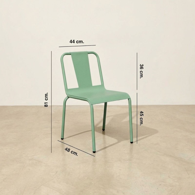 Silla Confidente Metálica en Mate MM1772 - Montiel