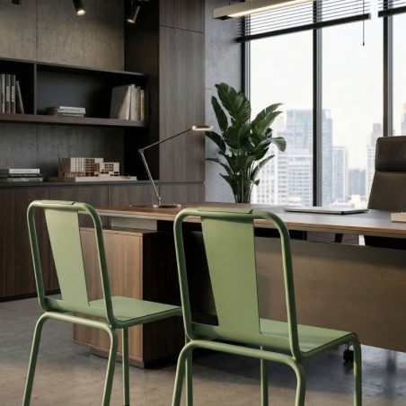 Silla Confidente Metálica en Mate MM1772 - Montiel