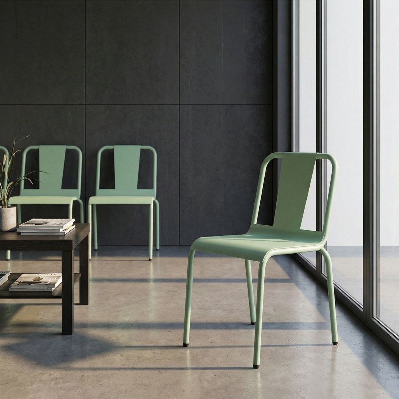 Silla Confidente Metálica en Mate MM1772 - Montiel