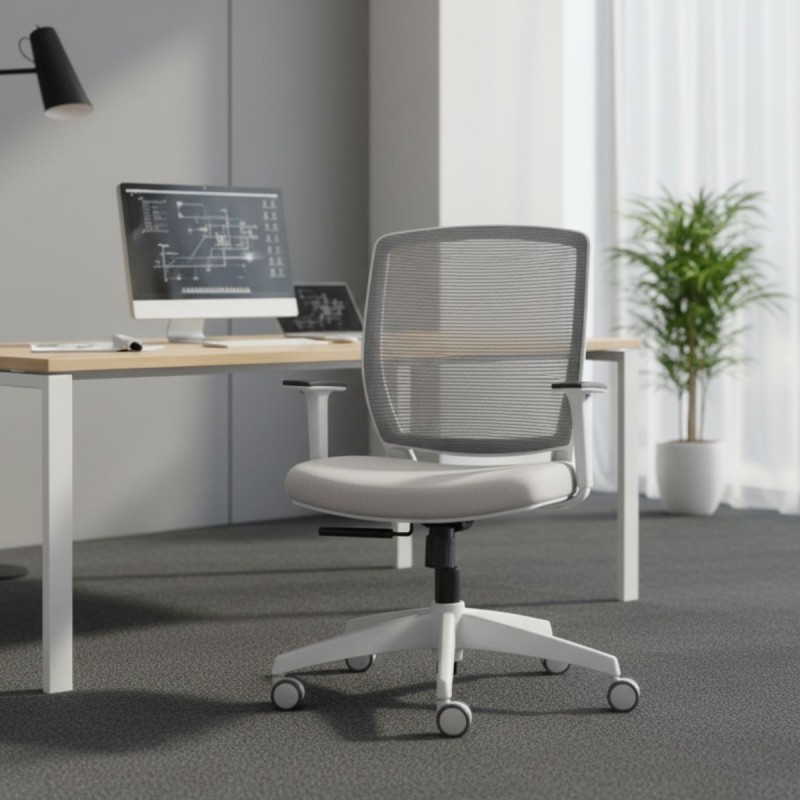 Compra Silla Escritorio Gris Al Mejor Precio - Montiel