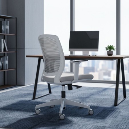 Compra Silla Escritorio Gris Al Mejor Precio - Montiel