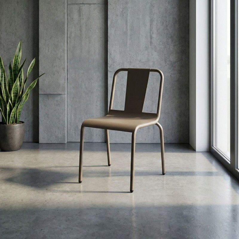 Silla Confidente Marrón Mate MM1771 - Montiel