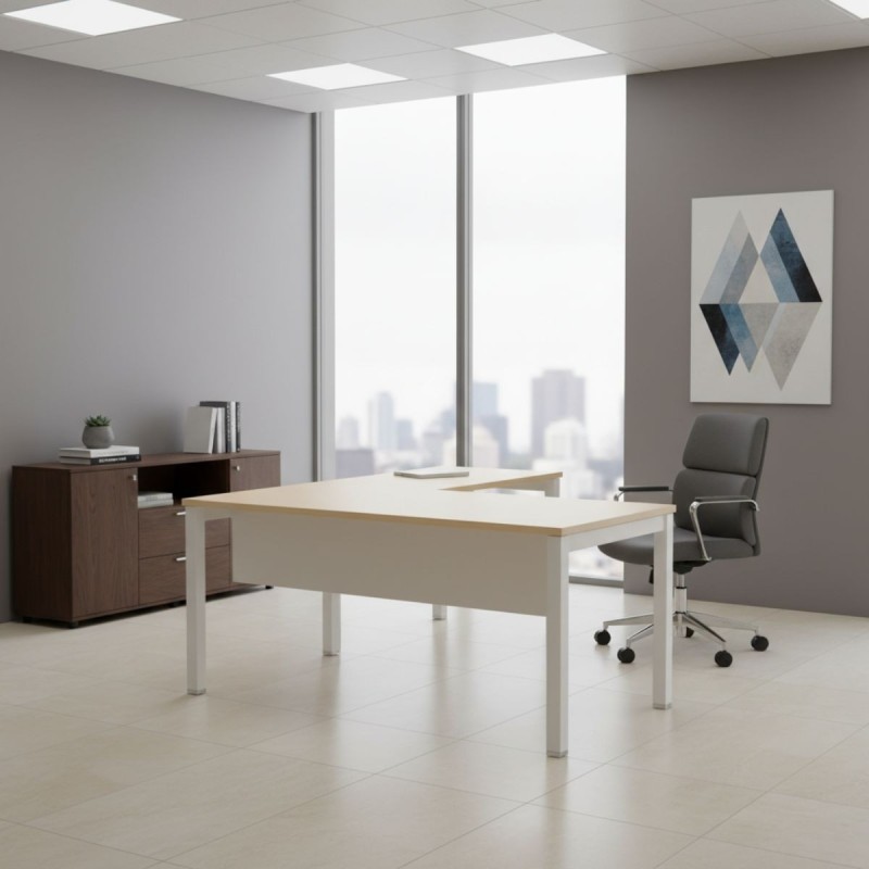 ▷ Mesa con Ala Erable Musset Basic de Kunna - Oficinas Montiel