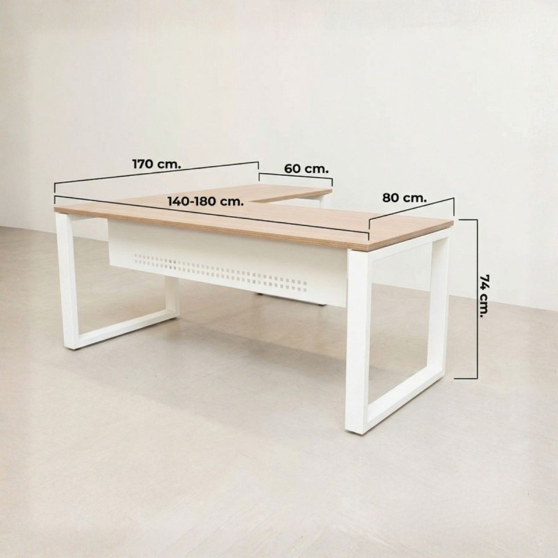 ▷ Mesa en L de Oficina Evolution de Kunna - Montiel