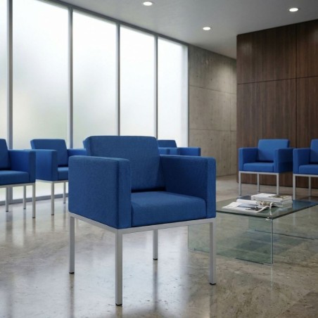 Sillón de Espera Azul de DelaOliva - Montiel