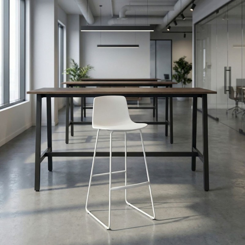 Taburete Alto Blanco Lottus de Enea - Montiel