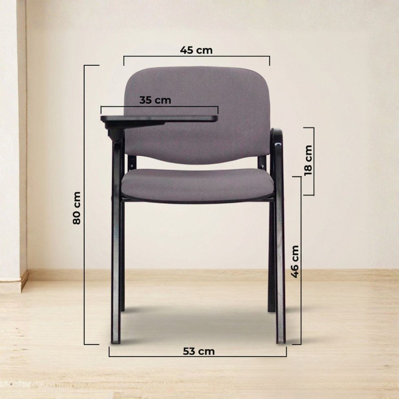 ▷ Silla Con Pala LEO1 Tapizada de Kunna - Oficinas Montiel