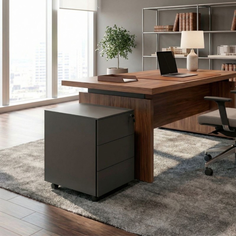 ▷ Cajonera de Oficina Metálica con Llave de Actiu | Oficinas Montiel