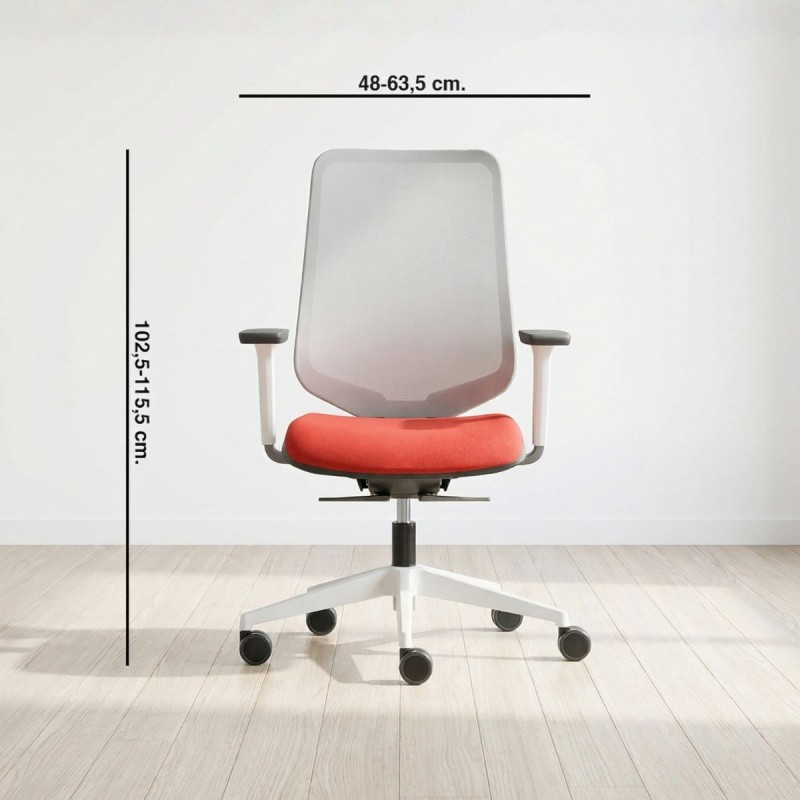 ▷ Silla Escritorio Blanca Dot Pro de Forma 5 - Montiel