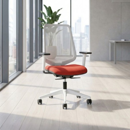 ▷ Silla Escritorio Blanca Dot Pro de Forma 5 - Montiel