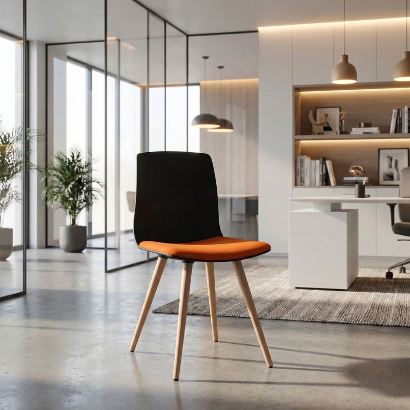Silla patas Madera para Salas de Espera Noom 50 de Actiu