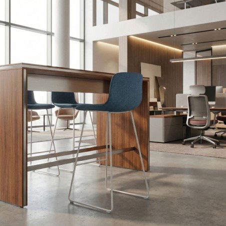 Taburete con Respaldo Alto Varya de Ofita - Reoffice