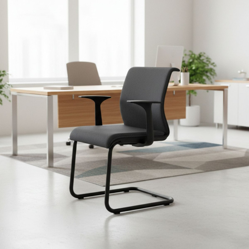 Silla confidente acolchada Think de Steelcase