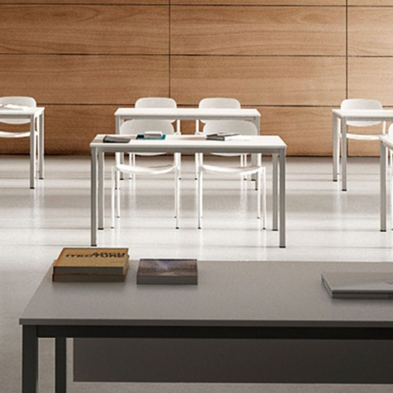 Mesa De Escritorio Blanco Moderno y Barato - Montiel