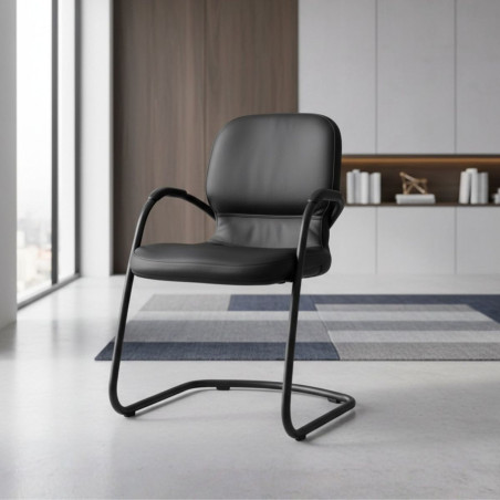 ▷ Silla Confidente Piel Sensor de Steelcase - Montiel