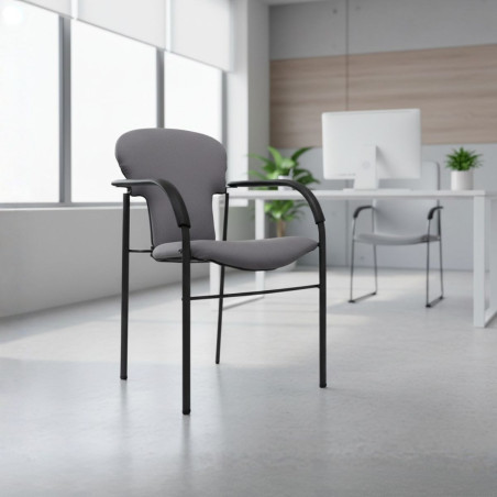 Silla Confidente Oficina Various Negra de BD Barcelona