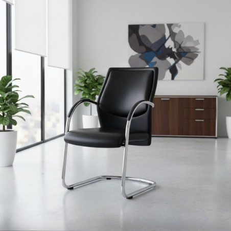 ▷ Sillas Swift piel de Steelcase - Oficinas Montiel
