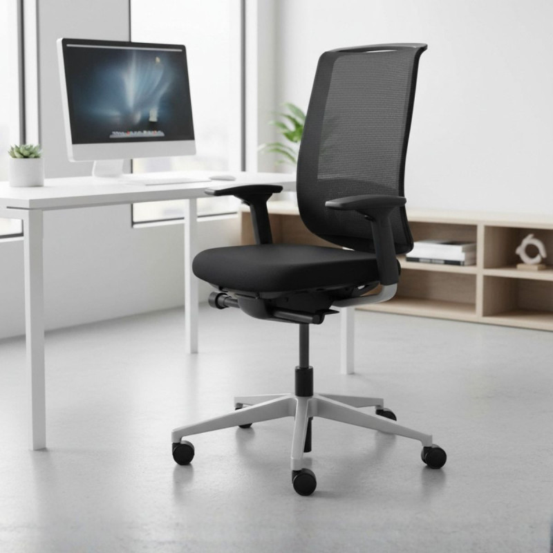 ▷ Silla Ergonómica Reply Air Negra de Steelcase - Montiel