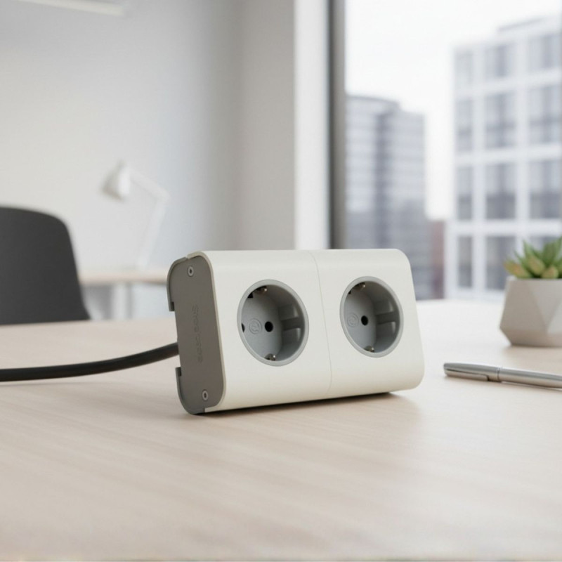 Regleta 2 enchufes para Oficinas de Steelcase - Reoffice