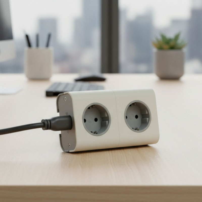 Regleta 2 enchufes para Oficinas de Steelcase - Reoffice