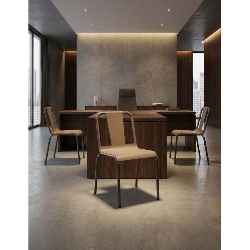 Silla Confidente Marrón Mate MM1771 - Montiel