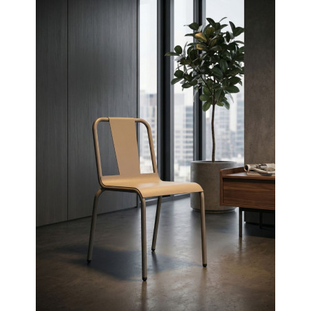 Silla Confidente Marrón Mate MM1771 - Montiel