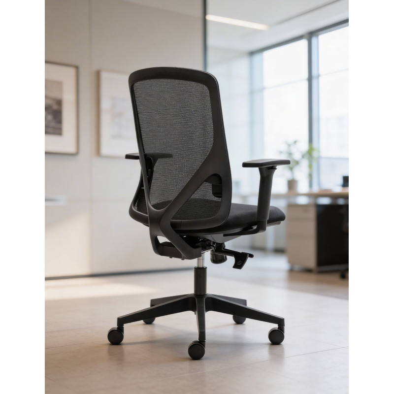 Silla Giratoria Ergonomica con Ruedas Lyon Euromof