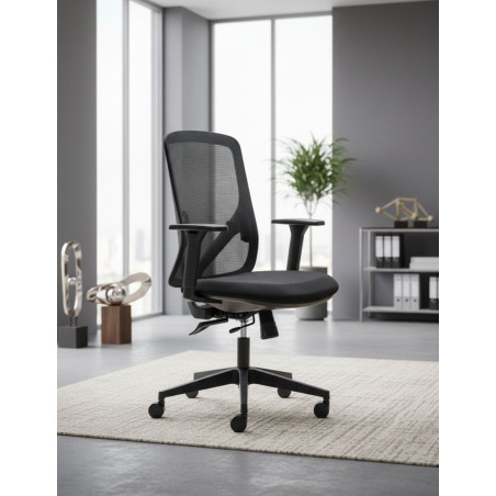 Silla Giratoria Ergonomica con Ruedas Lyon Euromof