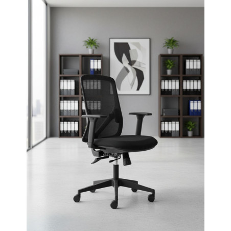 Silla Giratoria Ergonomica con Ruedas Lyon Euromof