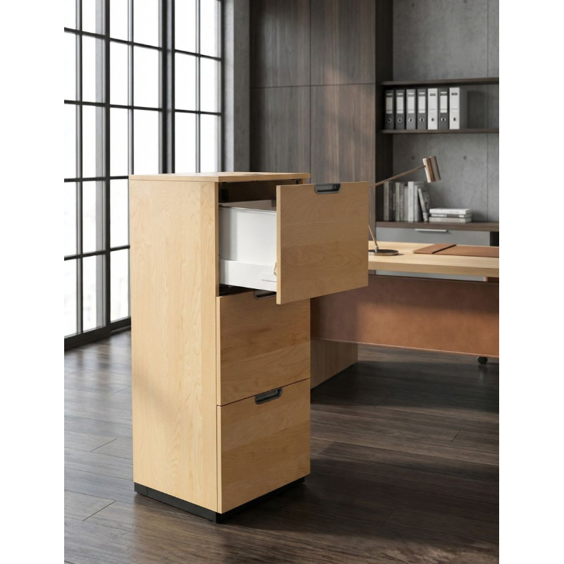 Archivador de Oficina 3 Cajones Haya MM1786 de Montiel