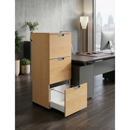 Archivador de Oficina 3 Cajones Haya MM1786 de Montiel