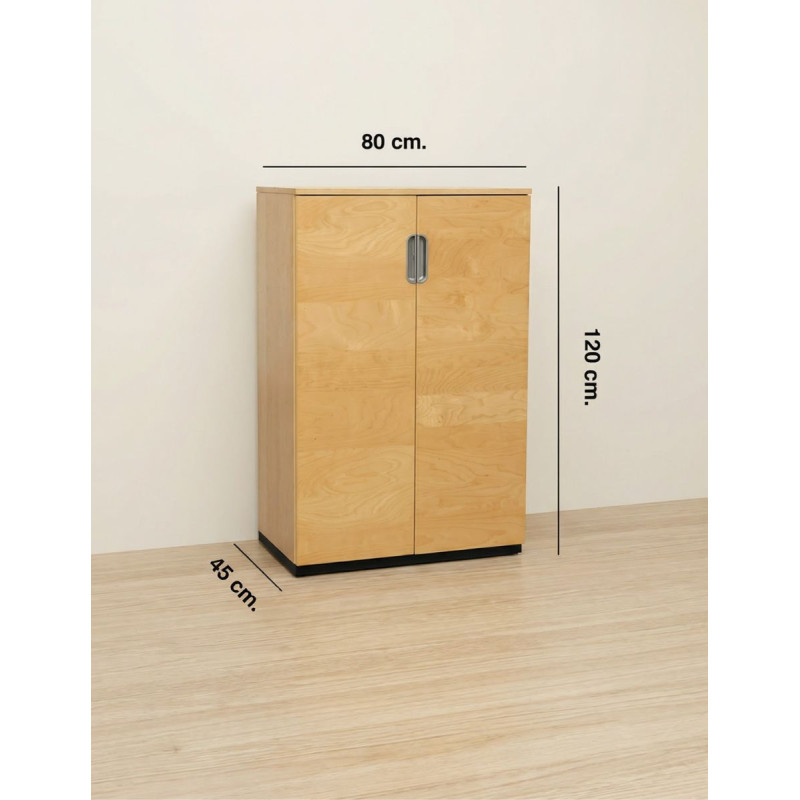 Armario de Oficina 120x80 cm. de Madera MM1788 de Montiel