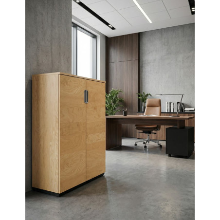 Armario de Oficina 120x80 cm. de Madera MM1788 de Montiel