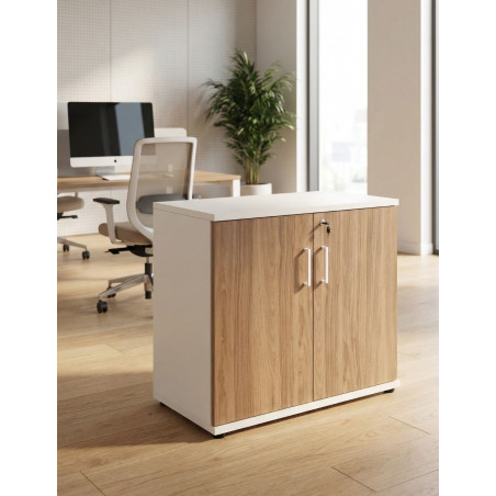Armario Bajo de Oficina con Llave de Kunna - Montiel