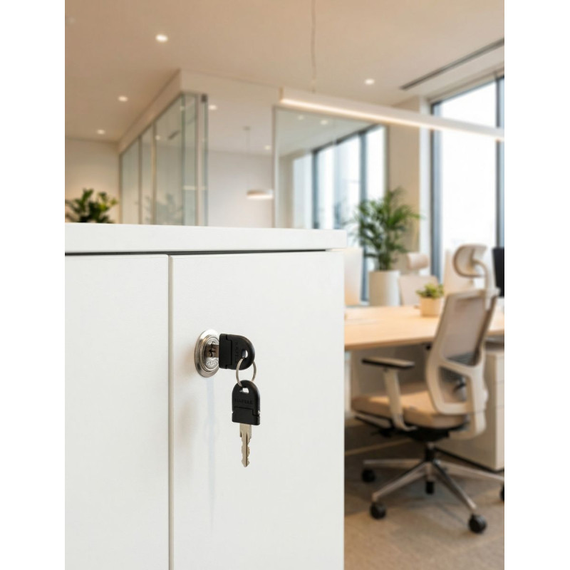 Armario Bajo de Oficina con Llave de Kunna - Montiel