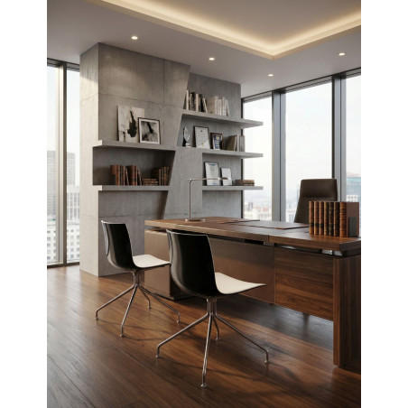 Silla Confidente Bicolor Catifa de Arper - Montiel