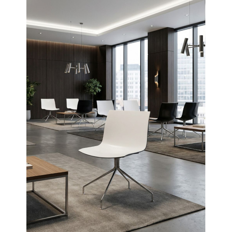 Silla Confidente Bicolor Catifa de Arper - Montiel