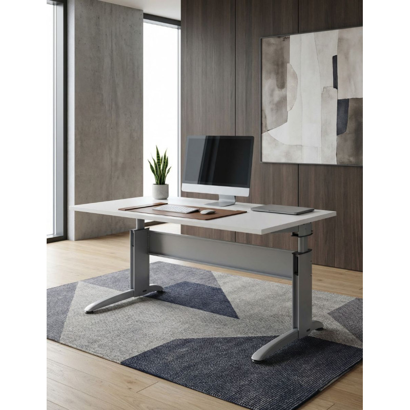 Mesa Doue Blanca Regulable 160cm | Montiel