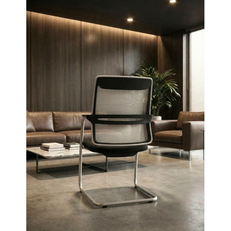 Silla confidente recepción Slat 4C de Dynamobel - Montiel