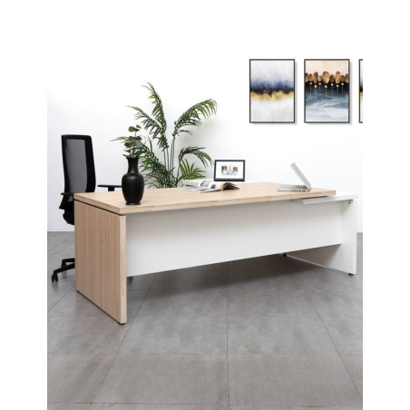 ▷ Mesa Despacho en L Serie H4  - Oficinas Montiel