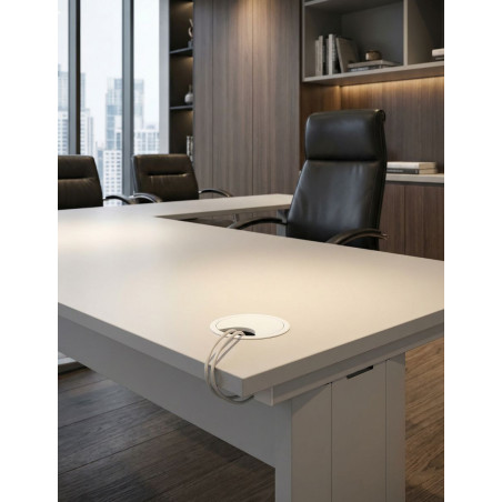 Mesa Dirección en L de Levira - Montiel