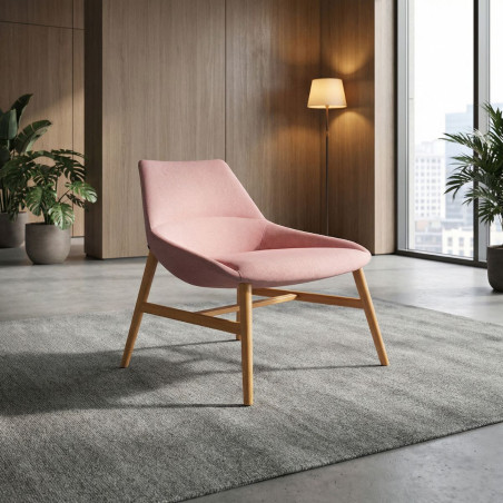 Butaca Rosa Sala de Espera Dunas XL de Inclass - Montiel