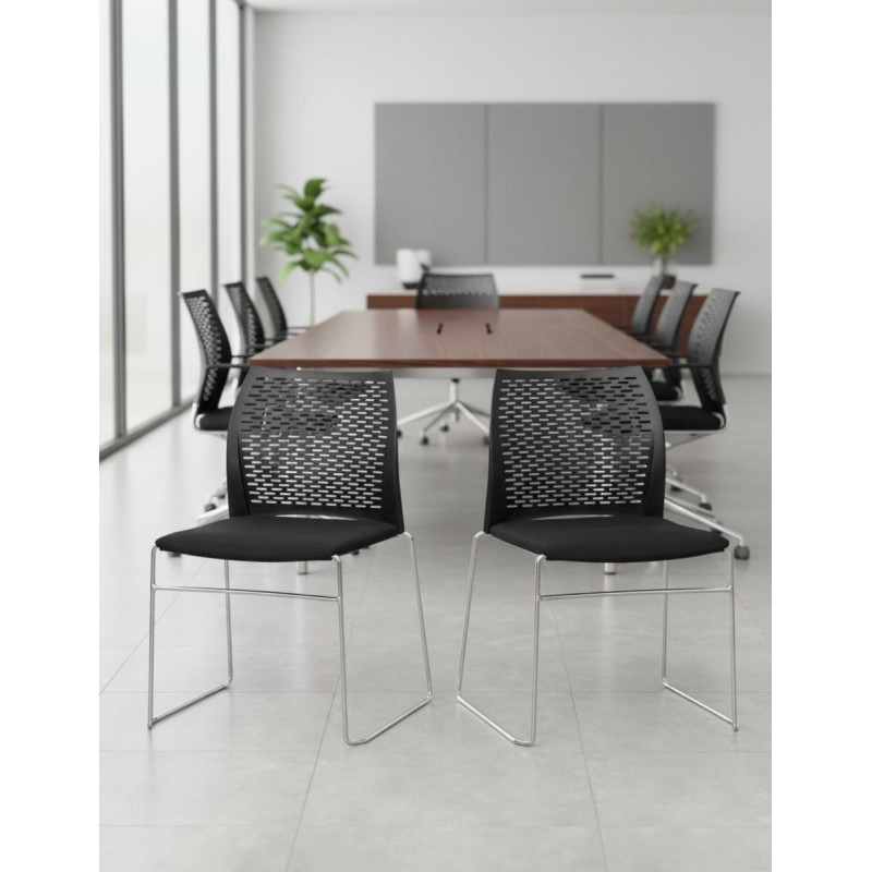 ▷ Silla Confidente Respaldo Malla de Luyando - Montiel