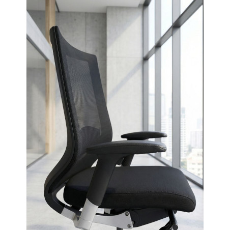 Silla Oficina Negra con Ruedas de Alital - Montiel