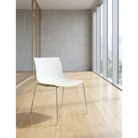 Silla Catifa Salas de Espera Color Lima de Arper - Montiel