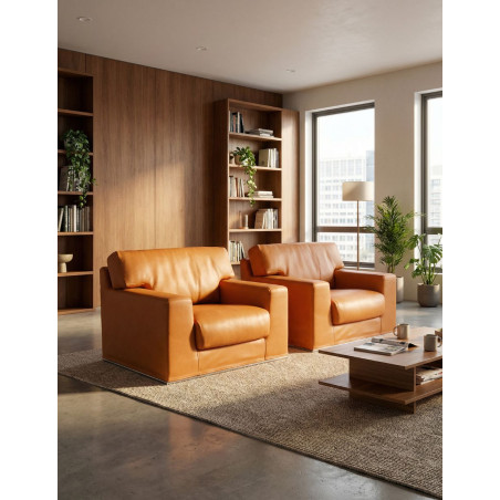 Sofá Recepción Acolchado de Perobell - Montiel